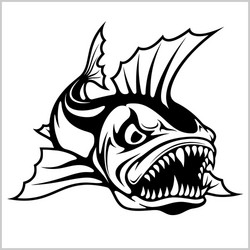 Angry Fish Cartoon Vector Images (over 2,600)