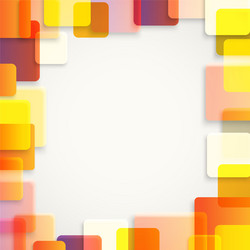 Abstract background of different color squares vector