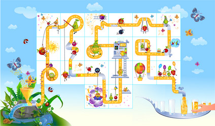 Find and circle objects educational game puzzle Vector Image