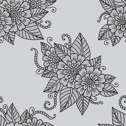 Flower ornament Royalty Free Vector Image - VectorStock