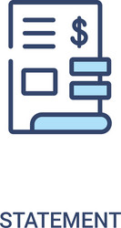 Pantone concept 2 colored icon simple line Vector Image