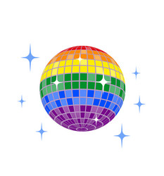 Retro disco ball concept Royalty Free Vector Image