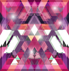 Triangular space design vector