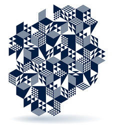 abstract geometric background created with 3d vector image