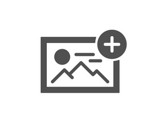 add photo simple icon image thumbnail sign vector image