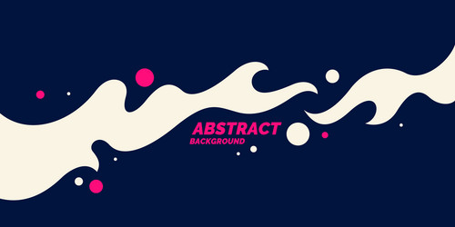 abstract background with dynamic linear waves vector image