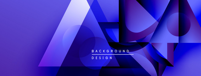 abstract blue design features overlapping shapes vector image