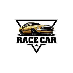 american muscle car logo Vector Image