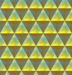 triangular geometric seamless pattern vector image