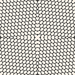 geometric seamless pattern with curved shapes vector