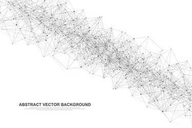abstract big data visualization digital network vector image