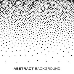 Monochrome halftone gradient with hexagonal Vector Image