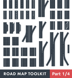 road map toolkit vector