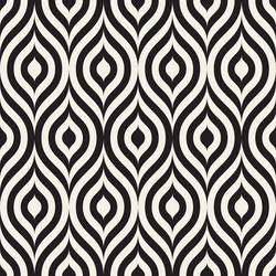 seamless pattern repeating geometric elements vector image