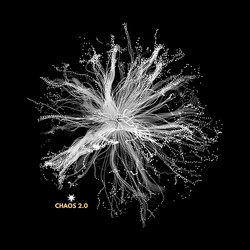 array dynamic particles 3d technology style vector image