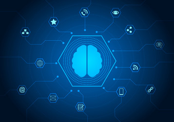 Background processing of the brain-like artificial vector