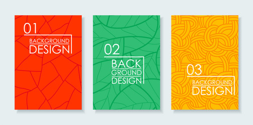 brochure design layout with place for your data vector image