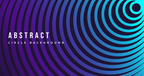 abstract circle gradient dark background design vector image