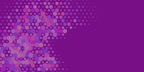 geometric multi size hexagon with color vector image