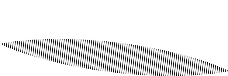 Horizontal dashed segmented lines design shape vector