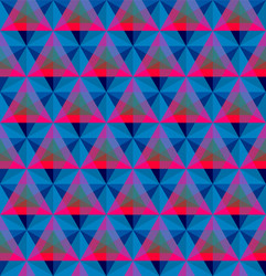 triangular geometric seamless pattern vector image