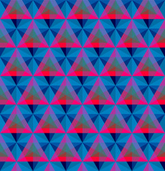 triangular geometric seamless pattern vector