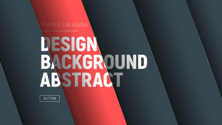 web site header template with floating sheets vector image