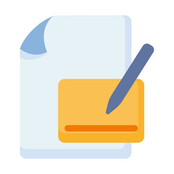 Write document file paper page letter single vector