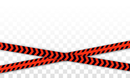 Red police tape Royalty Free Vector Image - VectorStock