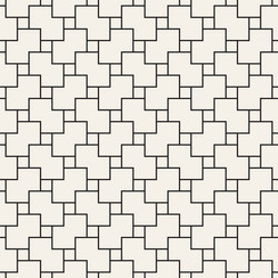 seamless pattern repeating geometric elements vector image