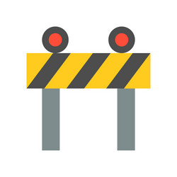 under construction or barrier icon vector