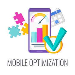 mobile optimization configuring site content vector