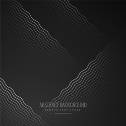 abstract curve zig zag lines in black background vector