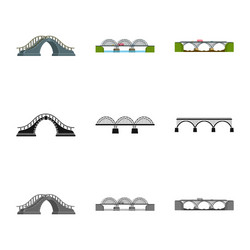 isolated object of connection and design symbol vector image