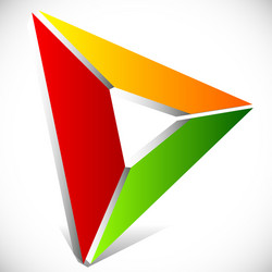 play button generic arrow pointer cursor icon vector image