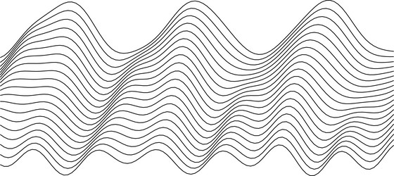 abstract wave pattern design for modern vector image