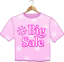 Big sale t-shirt hangers vector