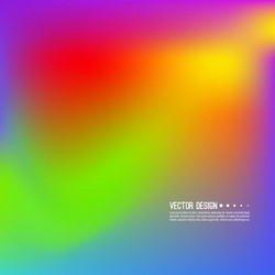 Rainbow color abstract background smooth gradient Vector Image