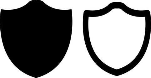 Guard shield icon Royalty Free Vector Image - VectorStock
