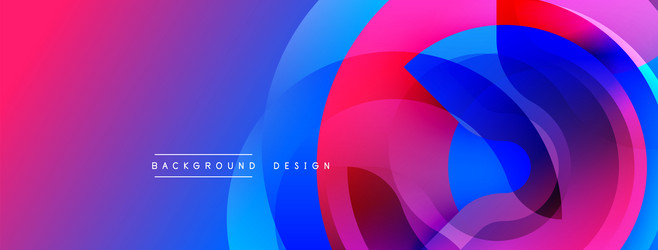 vibrant abstract background features overlapping vector image