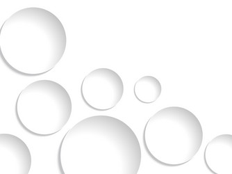 Abstract background with paper circles vector