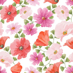 beautiful floral seamless pattern vector