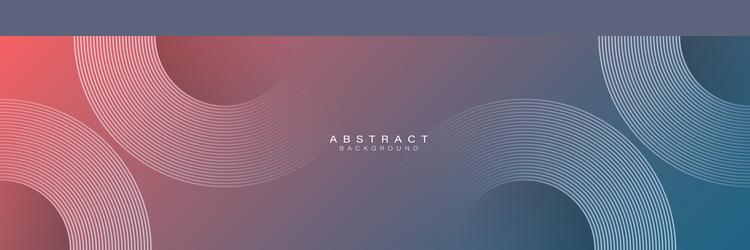 abstract gradient background with circle lines vector image