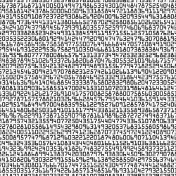 Abstract Numeric Chaos Pattern vector image