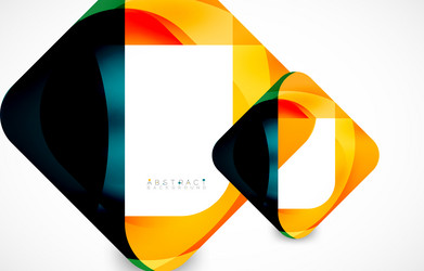 minimal background abstract square shape vector image