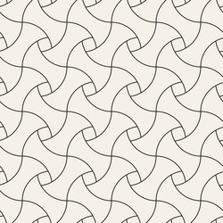 seamless pattern repeating geometric elements vector image