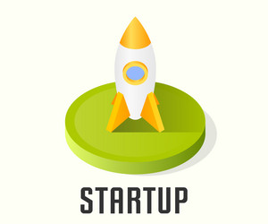 startup icon symbol vector