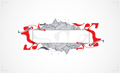 abstract art wireframe background modern science vector image