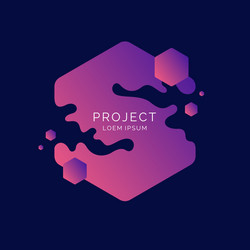 abstract background with dynamic splash vector image