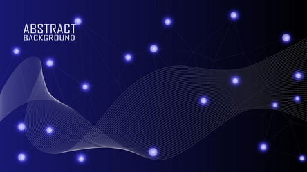abstract background with shining waves shiny vector image